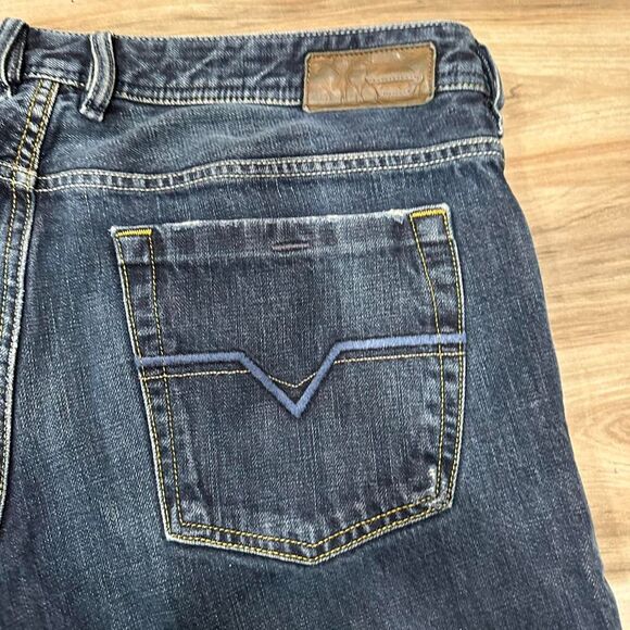 Vintage Selvedge Washed Diesel 0071s Bootcut denim Jeans made in italy zathan - Picture 6 of 7